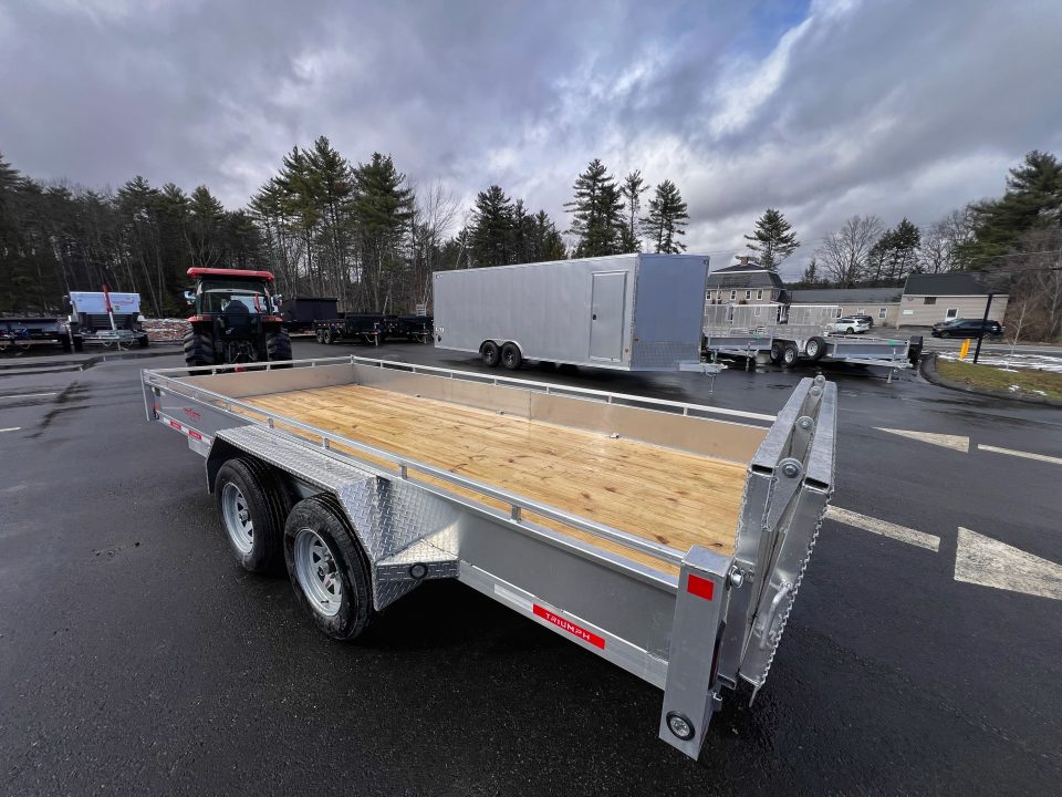 New 2026 Triumph 7X16 Aluminum Utility Trailer/ Bi-Fold Gate - 7000GVW