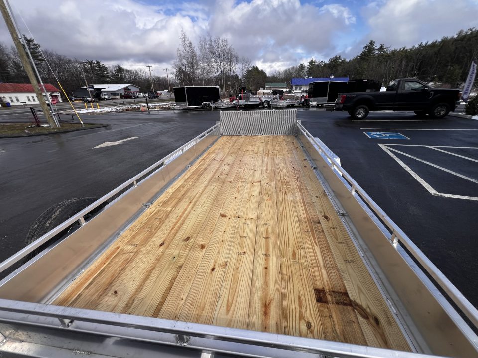 New 2026 Triumph 7X16 Aluminum Utility Trailer/ Bi-Fold Gate - 7000GVW