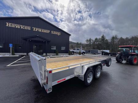 New 2026 Triumph 7X16 Aluminum Utility Trailer/ Bi-Fold Gate - 7000GVW