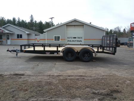New 2026 PJ Trailers UL 83"X16' Tandem Axle Utility Trailer