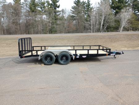 New 2026 PJ Trailers UL 83"X16' Tandem Axle Utility Trailer