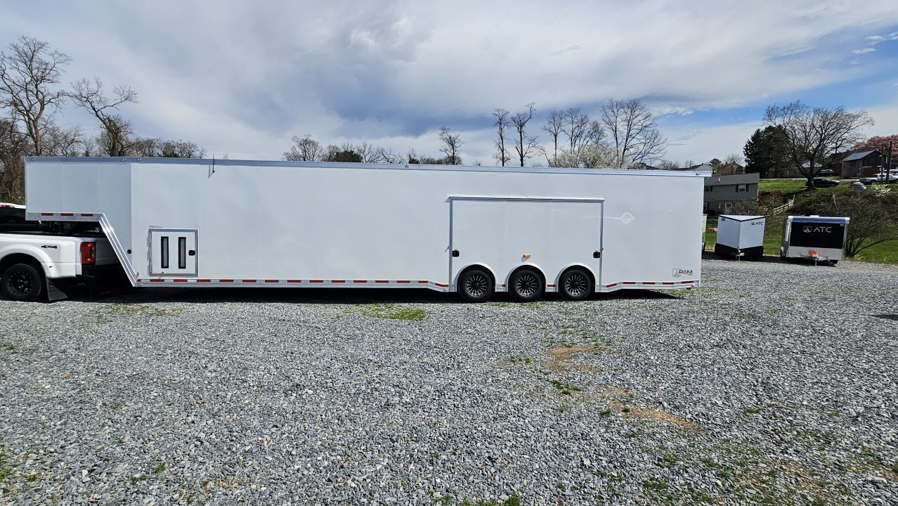 New 2026 ATC ROM750 GOOSENECK 8.5X48 TRIPLE Car / Racing Trailer