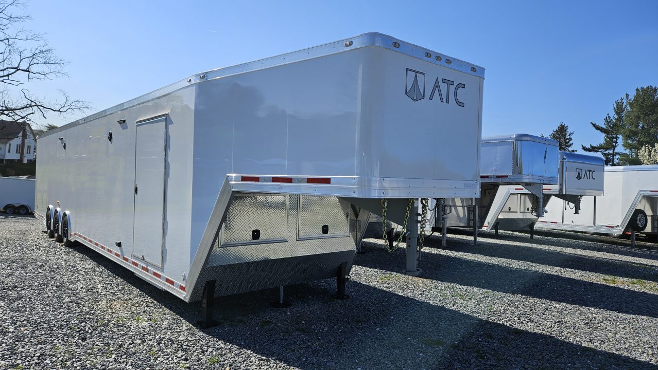 New 2026 ATC ROM750 GOOSENECK 8.5X48 TRIPLE Car / Racing Trailer