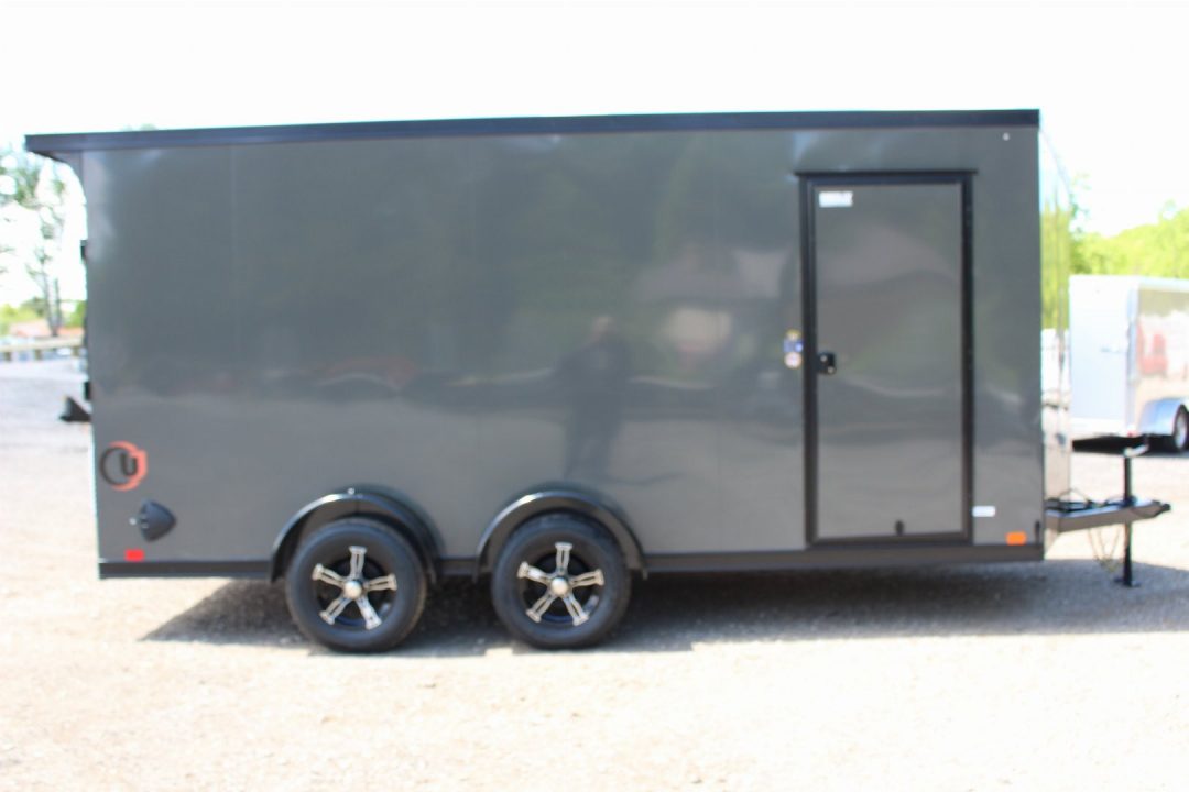 New 2026 United UJ 7' x 16' Enclosed Cargo Trailer - 7000# GVW - RAMP DOOR - 7' INTERIOR HEIGHT