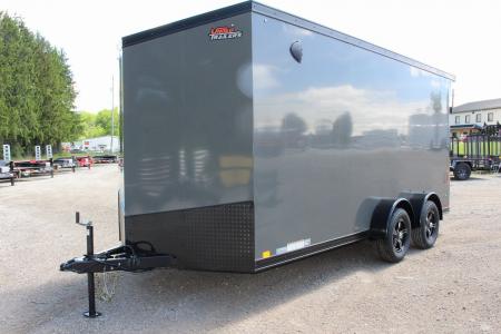 New 2026 United UJ 7' x 16' Enclosed Cargo Trailer - 7000# GVW - RAMP DOOR - 7' INTERIOR HEIGHT