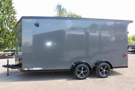 New 2026 United UJ 7' x 16' Enclosed Cargo Trailer - 7000# GVW - RAMP DOOR - 7' INTERIOR HEIGHT