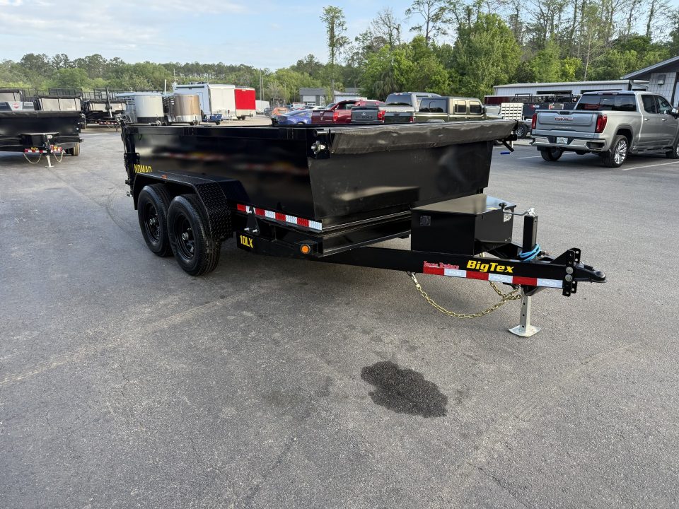 New 10LX-12C2A-BK BIG TEX 7'X12' DUMP TRAILER