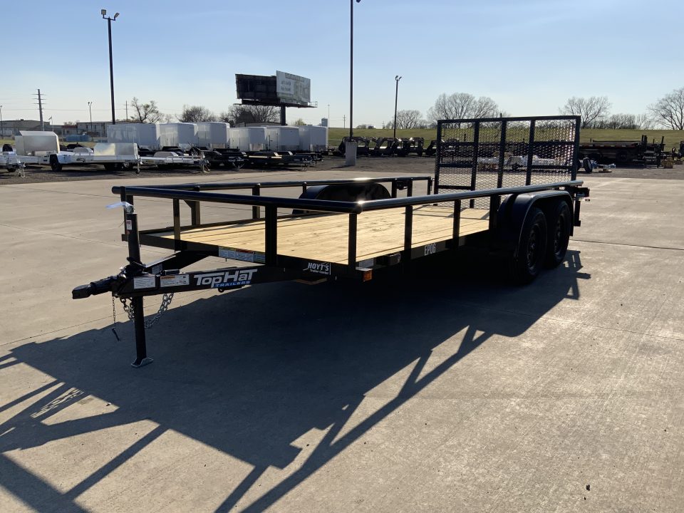 New 2026 Top Hat EP 77 X 16 Utility Trailer