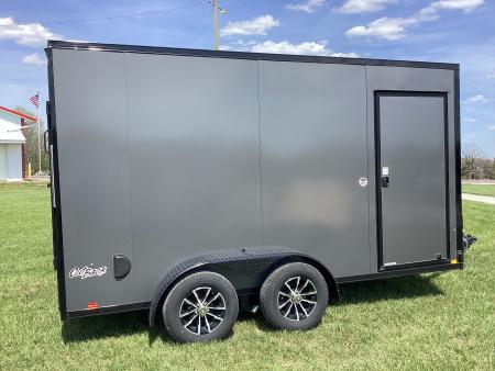 New 2026 Pace American 7x14 Outback Flat Top V-Nose, 7K Cargo / Enclosed Trailer