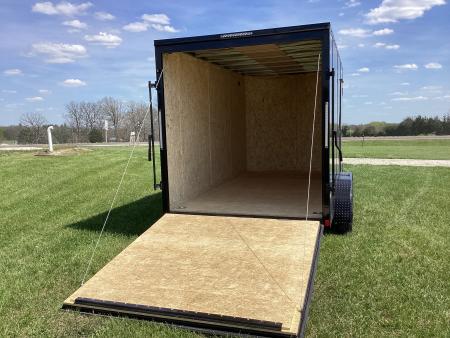 New 2026 Pace American 7x14 Outback Flat Top V-Nose, 7K Cargo / Enclosed Trailer