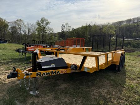 New 2026 RawMaxx UTX 7K 16' 7K JACK BOX Utility Trailer