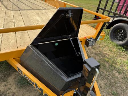 New 2026 RawMaxx UTX 7K 16' 7K JACK BOX Utility Trailer