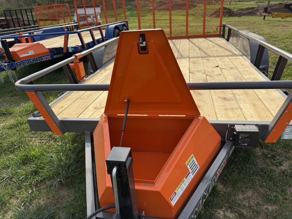 New 2026 RawMaxx UTX 7K 16' 7K JACK BOX Utility Trailer