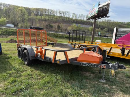 New 2026 RawMaxx UTX 7K 16' 7K JACK BOX Utility Trailer