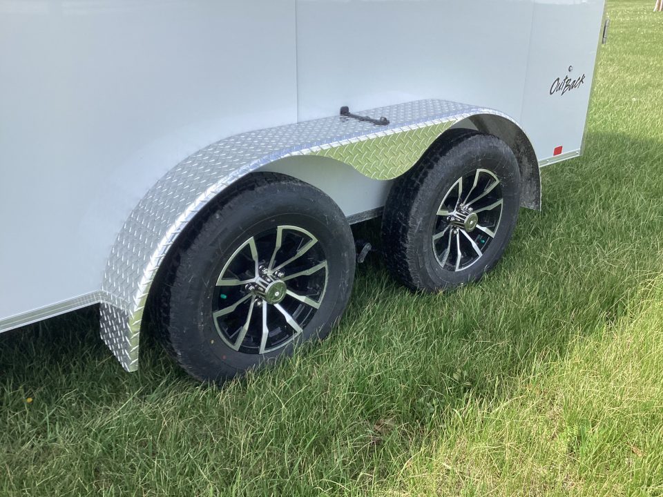 New 2026 Pace American 7x14 Outback Flat Top V-Nose, 7K Cargo / Enclosed Trailer