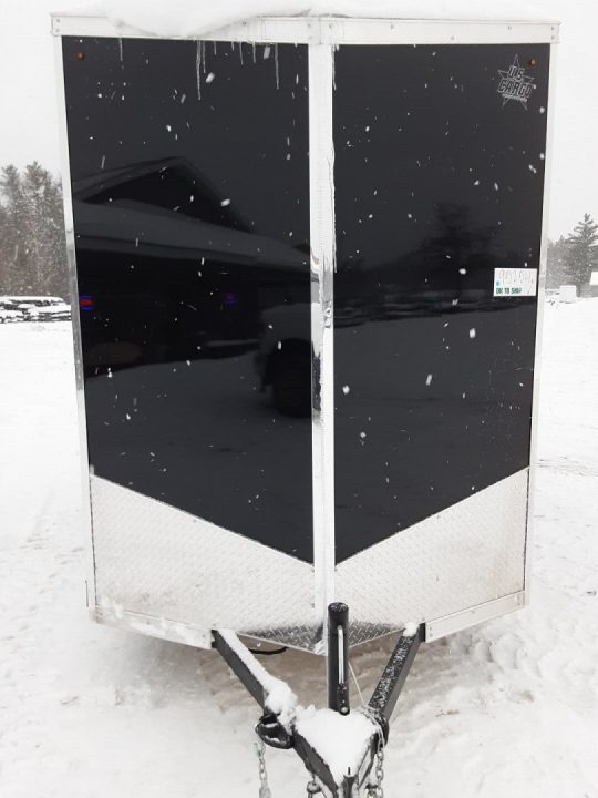 New 2026 US Cargo 6X12 W/RAMP BLACK Cargo / Enclosed Trailer