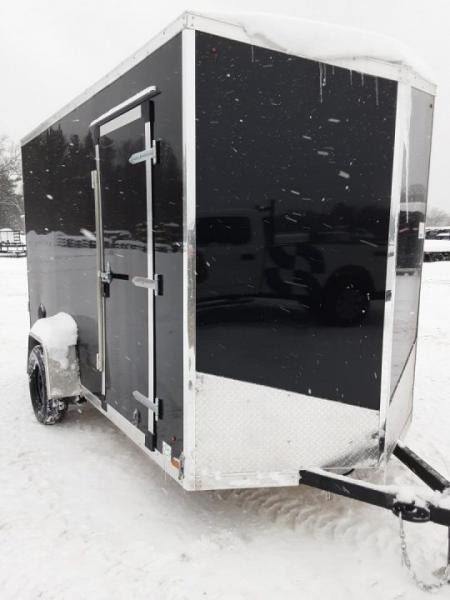 New 2026 US Cargo 6X12 W/RAMP BLACK Cargo / Enclosed Trailer