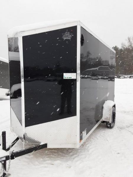 New 2026 US Cargo 6X12 W/RAMP BLACK Cargo / Enclosed Trailer