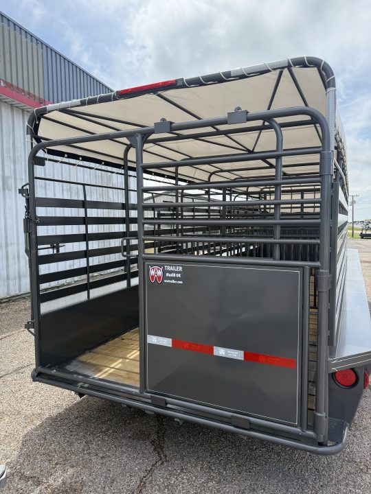 New 2026 WW ROUSTABOUT 6'8"X24' Stock / Stock Combo Trailer