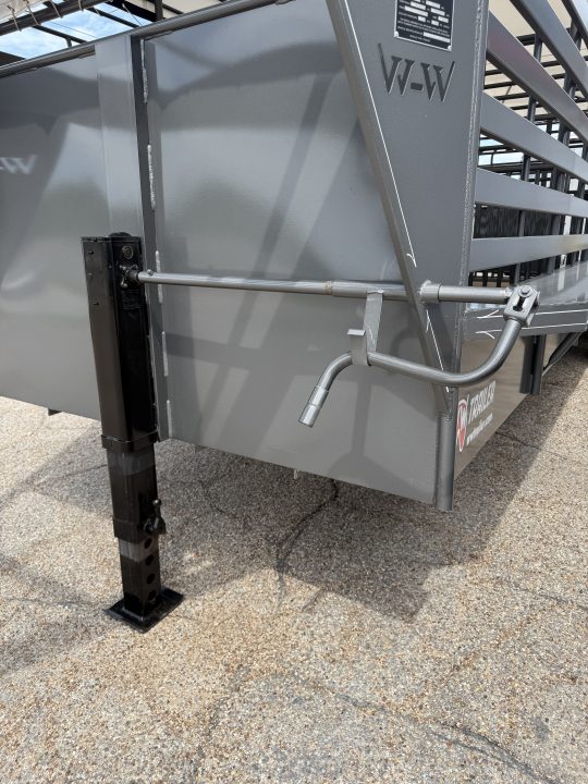 New 2026 WW ROUSTABOUT 6'8"X24' Stock / Stock Combo Trailer
