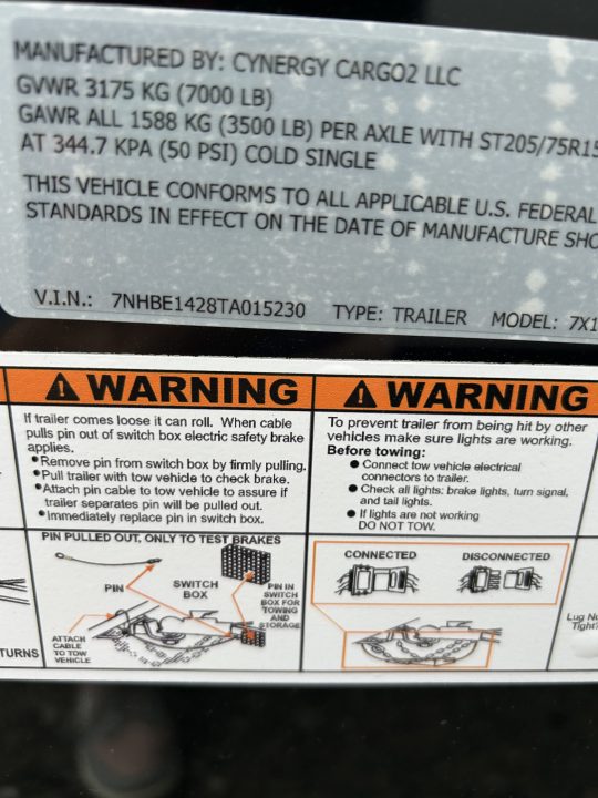 New 2026 Family Trailer 7x14 Tandem Axles Cargo / Enclosed Trailer
