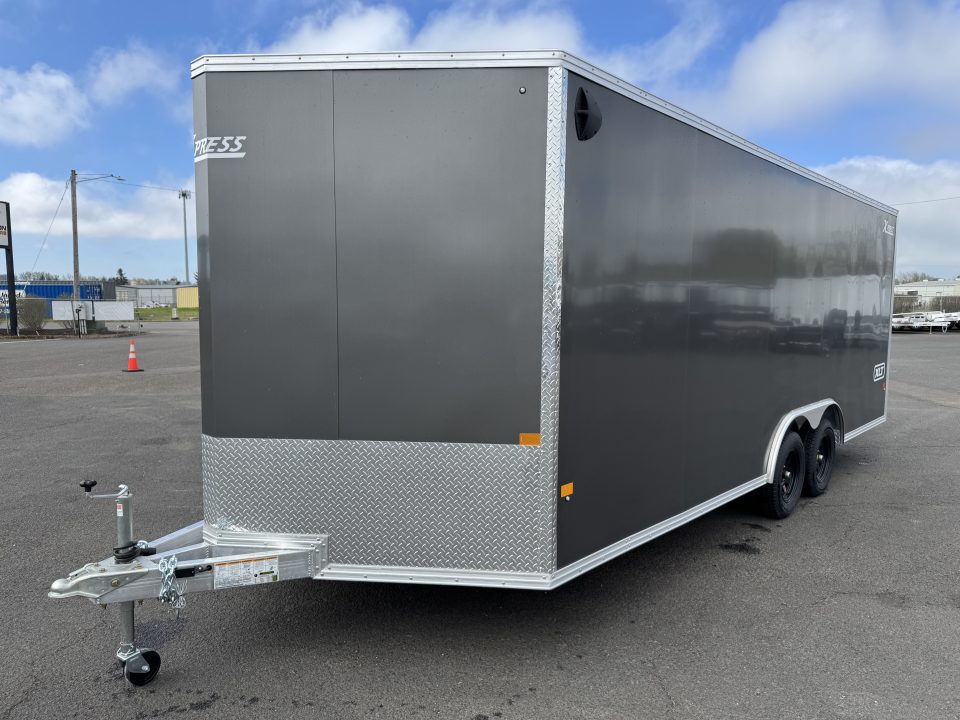 New 2026 ALCOM XPRESS 8.5x20 Aluminum Enclosed Car Hauler 7K GVWR