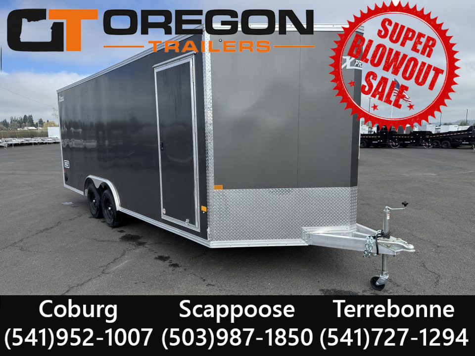 New 2026 ALCOM XPRESS 8.5x20 Aluminum Enclosed Car Hauler 7K GVWR