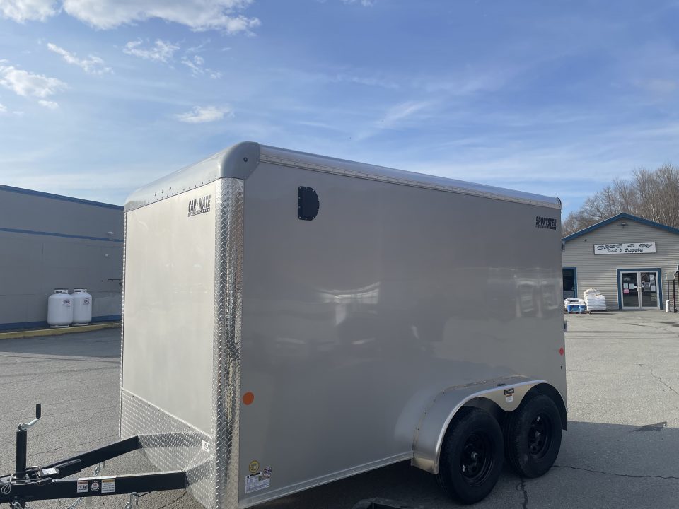 New 2026 CAR MATE TRAILERS CM712EC-HD Cargo / Enclosed Trailer