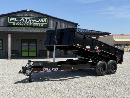 New 2026 Trail Maxx 83X14X2 TELESCOPIC W/14 PLYS 14K GVWR Dump Trailer