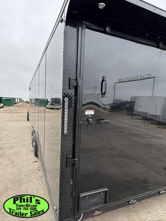 New 2026 8.5X28 ENCLOSED TRAILER CARGO TRAILER Cargo / Enclosed Trailer .080 EXTERIOR & REAR WING!