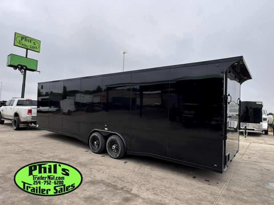 New 2026 8.5X28 ENCLOSED TRAILER CARGO TRAILER Cargo / Enclosed Trailer .080 EXTERIOR & REAR WING!