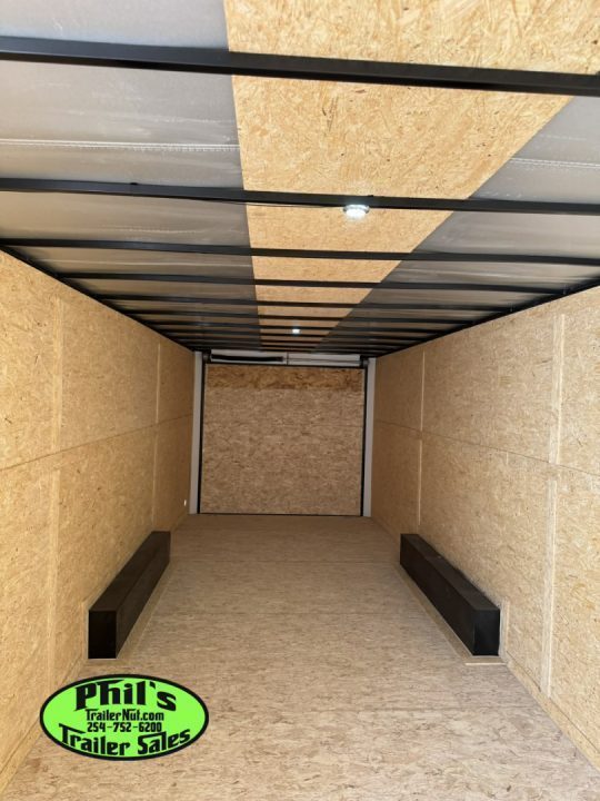 New 2026 8.5X28 ENCLOSED TRAILER CARGO TRAILER Cargo / Enclosed Trailer .080 EXTERIOR & REAR WING!