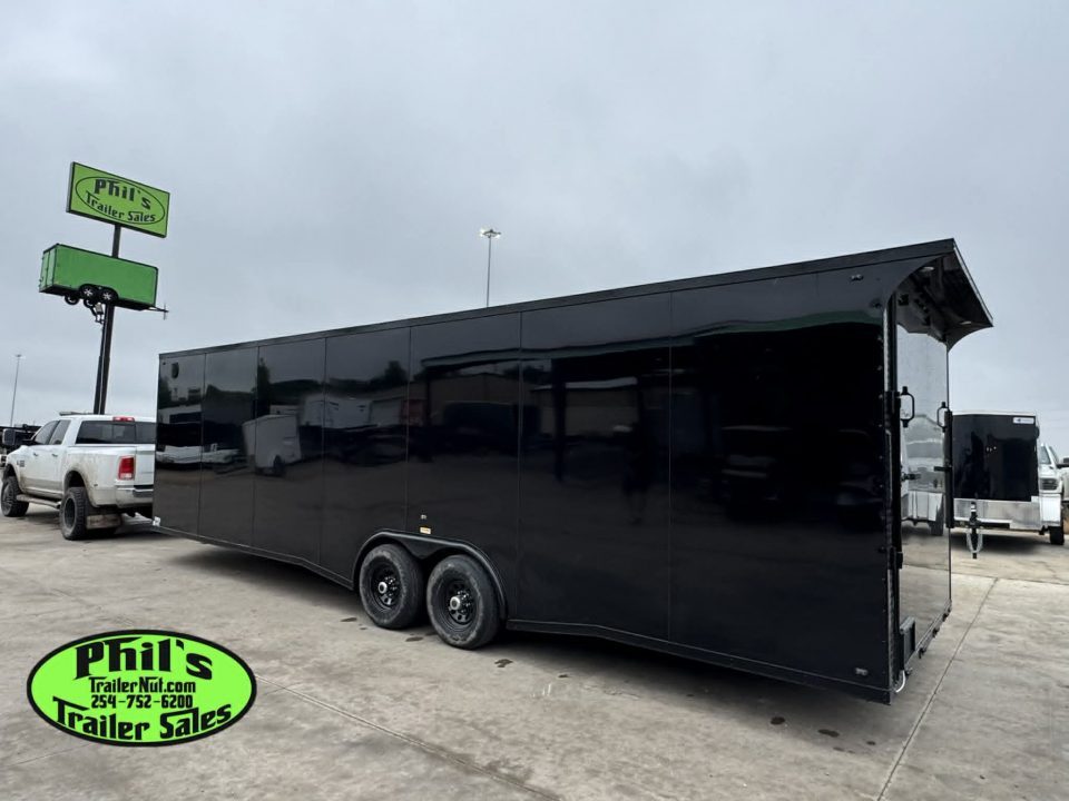 New 2026 8.5X28 ENCLOSED TRAILER CARGO TRAILER Cargo / Enclosed Trailer .080 EXTERIOR & REAR WING!