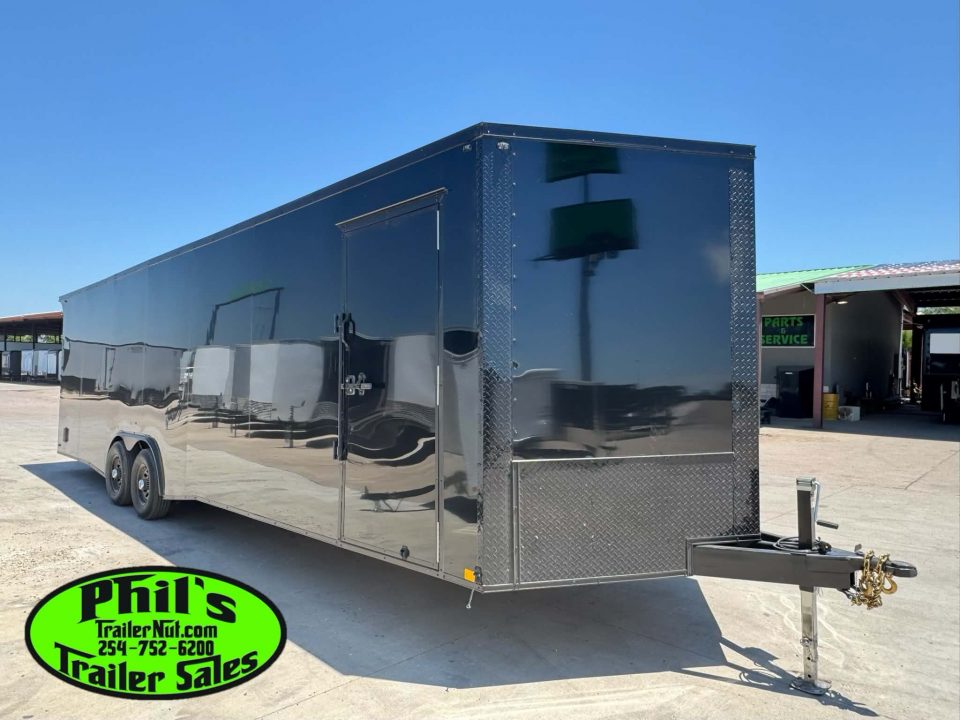 New 2026 8.5X28 ENCLOSED TRAILER CARGO TRAILER Cargo / Enclosed Trailer .080 EXTERIOR & REAR WING!