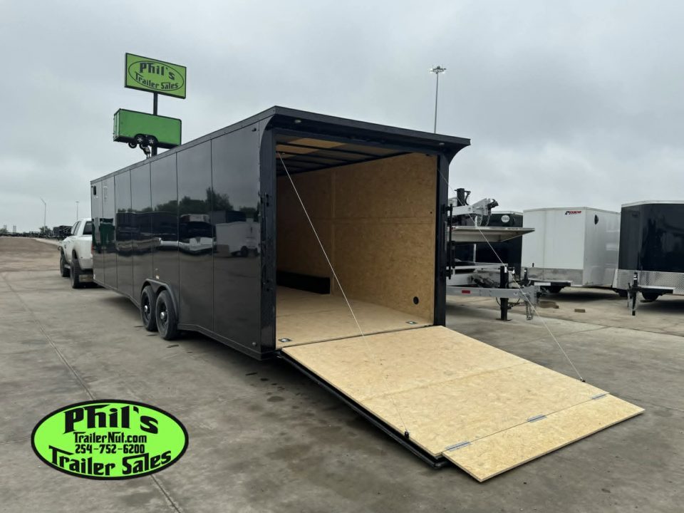 New 2026 8.5X28 ENCLOSED TRAILER CARGO TRAILER Cargo / Enclosed Trailer .080 EXTERIOR & REAR WING!