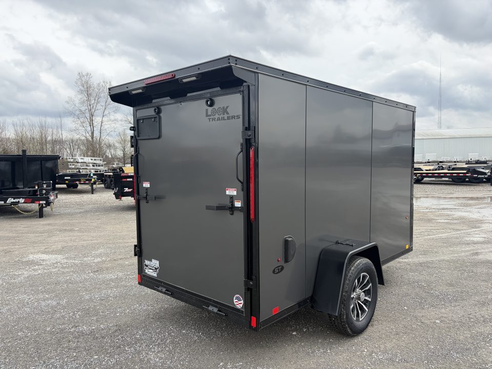New 2026 LOOK TRAILERS K-DX6010-030 (5' x 10') 2.9K V-Nose Cargo / Enclosed Trailer