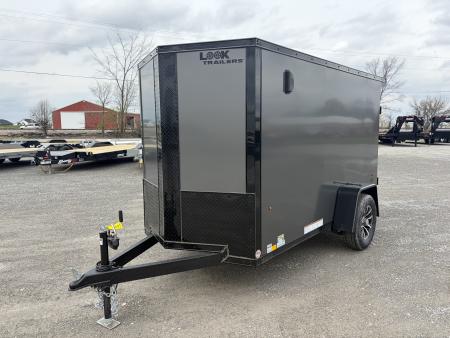 New 2026 LOOK TRAILERS K-DX6010-030 (5' x 10') 2.9K V-Nose Cargo / Enclosed Trailer