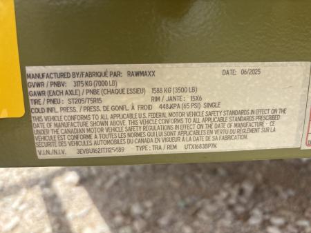 New 2026 RawMaxx UTX Utility Trailer