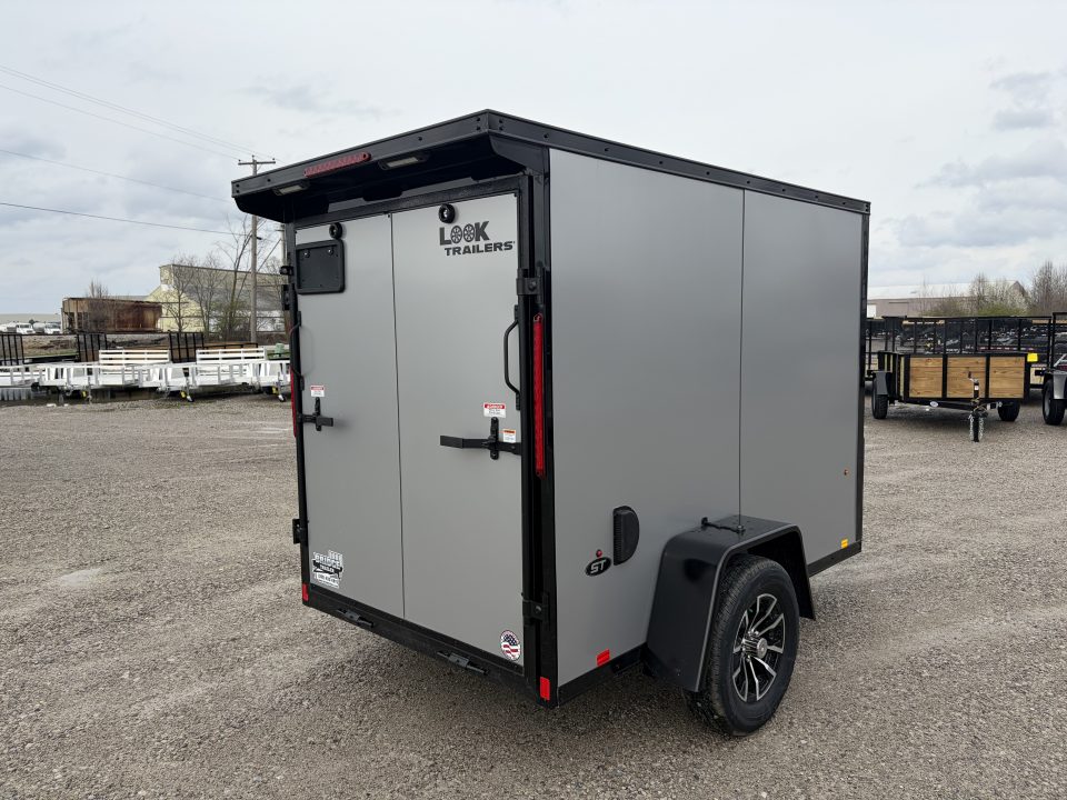New 2026 LOOK TRAILERS K-DX6008-030 (5' x 8') 2.9K V-Nose Cargo / Enclosed Trailer