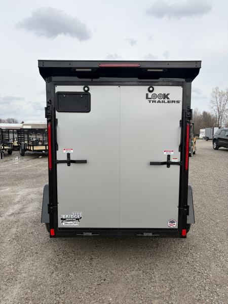 New 2026 LOOK TRAILERS K-DX6008-030 (5' x 8') 2.9K V-Nose Cargo / Enclosed Trailer