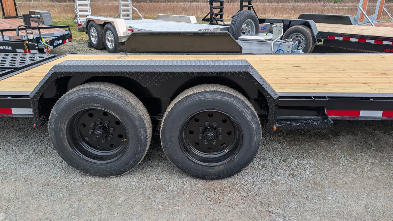 New 2026 Belmont 24' (21+3) HD Lo Pro Equipment Trailer w/ Full Width Wedge Ramps (8K Axles!)
