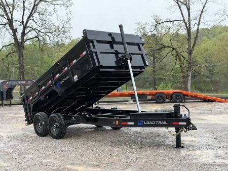 New 2026 Load Trail DL 83X14 14K GVWR 36  SIDES 14 PLY TIRES 7 GAUGE FLOOR TELESCOPIC Dump Trailer