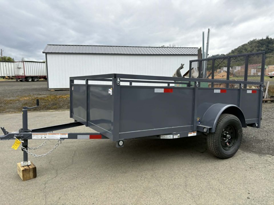 New UTILITY BOX 2026 VERSATILE 6x10 TRAILER 3000 GVWR GRAY