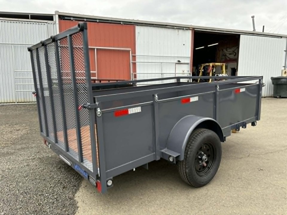 New UTILITY BOX 2026 VERSATILE 6x10 TRAILER 3000 GVWR GRAY