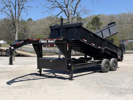 New 2026 Trail Maxx 83X16 14K GVWR GOOSENECK Dump Trailer