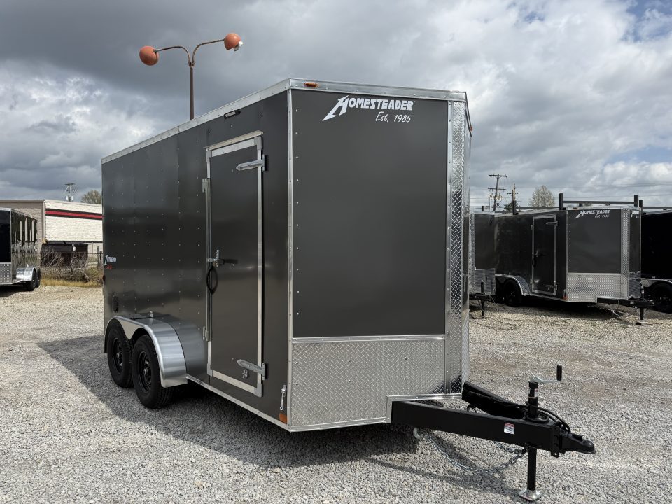 New 2026 Homesteader Trailer 7x14x7 Intrepid HD Ramp Door Package Cargo / Enclosed Trailer