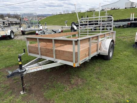 Used 2024 Legend 6x10 Open Aluminum High Wood Side Trailer
