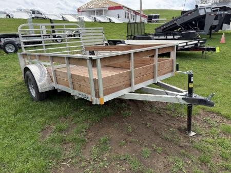 Used 2024 Legend 6x10 Open Aluminum High Wood Side Trailer