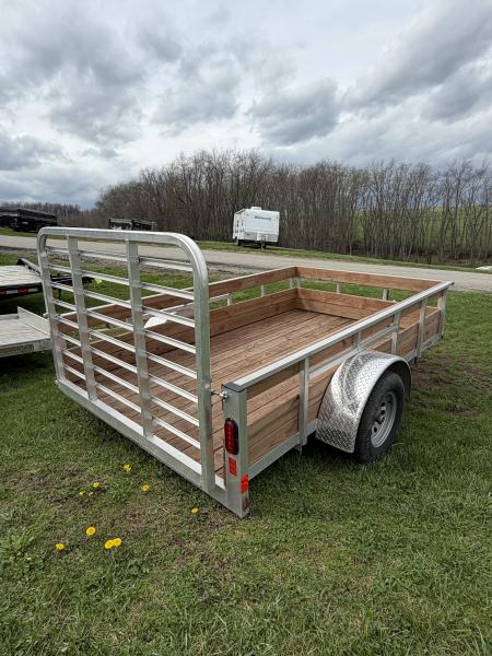 Used 2024 Legend 6x10 Open Aluminum High Wood Side Trailer