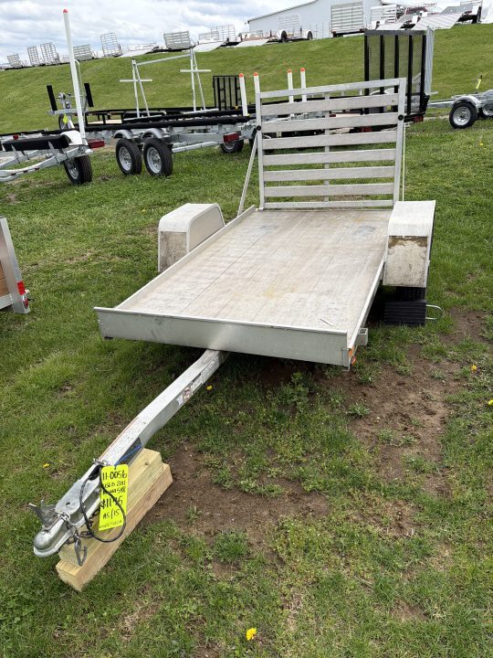 Used 2011 Aluma 4'6" x 8 LW Utility Trailer
